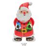 Cruzamento de Natal tridimensional base de modelagem de balão de alumínio decoração de festa de Natal decoração balão decoração atacado