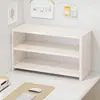 Estantería de Escritorio Estante Simple Multicapa Estante de Almacenamiento para el Hogar Estante de Almacenamiento para Estudio Oficina Estante Organizador de Gran Capacidad