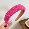 2026 Verano Nuevo Estilo Zapatillas de Caña Alta Retro Antideslizantes Diadema de Ala Ancha para Mujer Accesorio Versátil para el Cabello