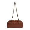 Bolso de bolos de rombos estilo francés transfronterizo, bolso versátil de alta gama con asa de cadena, bolso de mano de un solo hombro para mujer