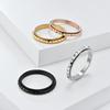Anillo Giratorio de Acero de Titanio con Diseño de Rejilla en Forma de Rombo Estilo Ins, Viento Fragante, Alivio del Estrés, para Mujer, Anillo para Dedo del Pie, Anillos de Pareja, Anillo para Dedo Índice, Joyería para Mano