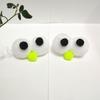 Directo de fábrica ojos grandes bola de pelo ropa calcetines accesorios decorativos joyería hecha a mano DIY accesorios para el cabello al por mayor