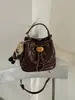 Bolso de Cubo Nuevo a Cuadros con Cadena para Mujer Estilo Retro Merade de Hombro Cruzado de Mano Pequeño Lindo Versátil