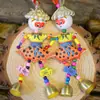 Chapéu de Palha Sun Wukong Saia de Couro Bellflower Chapéu de Couro Saia Duplo Bell Bar Inn Pendurado Pingente Sino de Vento Orderable