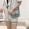 Bolsa de ombro de couro pequena Nova Crossbody feminina pequena bolsa quadrada nicho Advanced Sense Top Layer couro Bolsa para celular 19202