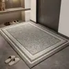 Capachos de Luxo Leve de Alta Qualidade, Tapetes de Entrada, Carpete de Porta, Capachos de Linho Antiderrapantes e Resistentes a Manchas para Casa, Podem Ser Cortados