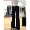 Pantalones Jeans Elásticos Vintage Talla Grande para Mujer Verano Chica Gordita Forma de Pera Cintura Alta Corte Ajustado Rectos Forma de Herradura