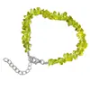Pulsera de grava irregular de cristal natural de ágata transfronteriza pulsera de piedra semipreciosa joyería de piedra de color ins europeo y americano