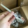 [Espesado en Stock] Cuchara Yuanbao Acero Inoxidable 304 Aislante de Alta Apariencia Hogareño para Comer Niños Bebé Cuchara Sopera de Mango Largo