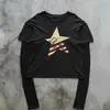 Otoño e Invierno 2026 Europeas y Americanas Transfronterizas Estampado Personalizado Moda Callejera Hip-Hop Y2K Nicho Holgadas de Manga Larga Camisetas para Hombre y Mujer