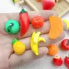 Accesorios de Frutas Simuladas de Resina, Adornos Tridimensionales, Lindos Aretes Hechos a Mano para DIY, Collares, Llaveros, Colgantes