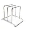 Prateleira Suporte para Tampas de Panela Rack de Posicionamento Aço Inoxidável Suporte para Tábuas de Corte Rack de Armazenamento para Bancada Suporte para Tábuas de Corte de Cozinha Tábua de Corte