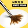 Conjunto de Canetas de Pincel Fino de Pelo de Lobo para Pintura, Pincel de Ponta Macia para Contornos e Detalhes Finos, Caneta de Linha para Pintura Acrílica e Tradicional Chinesa