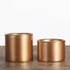 Venta al por mayor de fábrica oro champán punto portátil sellado latas pequeñas grado alimenticio latas de aluminio alta calidad latas pequeñas para té