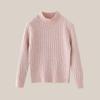 Novedad Otoño 2025 Prendas de Punto de Color Puro para Bebés Niños y Niñas, Prendas de Punto de Lana para Usar Debajo, Suéteres de Punto para Niños