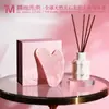 Raspador Facial de Cristal Rosa Jade con Forma de Corazón Grande, Cuchillo Fascial, Tabla Raspadora Facial, Cristal Rosa