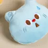 Pingente Chaveiro Boneco Cabeça de Gato Suando Desenho Animado Ornamento de Bolsa Broche de Urso Decoração de Acessório para Roupa Chapéu