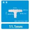 Conector en T para manguera plástico grifo pagoda fitting unión conector rápido resistente a altas temperaturas conexión material PP T-piece