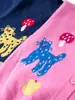 Suéteres infantiles Tongbei hechos a medida con jacquard de dibujos animados, cuello redondo, ligeramente elástico, cálidos, disponibles para niños y niñas, entrega rápida, personalización en lotes pequeños