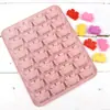 Molde de Silicona para Hornear Cangrejo de 28 Piezas, Molde para Sello de Cera, Molde Blando para Dulces, Gelatina, Chocolate