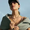 Collar de Cubo de Azúcar Burbuja, Cadena para Clavícula de Perlas de Alta Gama y Elegante, Collar de Perlas Estilo Francés, Nuevo Artículo Caliente 2026