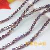 Cuentas de cristal de diamante de colores, cuentas sueltas hechas a mano, accesorios para el cabello caseros.