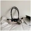 Bolsa de Empanada Nueva de Gran Capacidad para Primavera 2025 Compras Salir Bolsa de Madre Bloques de Color Patchwork Bolso de Hombro Único Bolso Cruzado