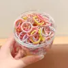 Banda para el cabello con pulgar de alta elasticidad estilo Sweet Ins Accesorios para el cabello para niños Versátil y duradera Banda de goma pequeña Estilo Fresco de principios de primavera
