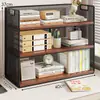 Estante de mesa, organizador de arquivos, solução para economizar espaço para mesas de escritório, prateleira de armazenamento por assunto, mesa de estudante