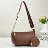 Estilo de moda bandolera para mujer transfronteriza Bolso de mujer retro nicho bolso de pu para mujer gran capacidad bandolera de comercio exterior
