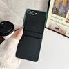 Adecuado para Funda de Teléfono Móvil Samsung Zflip8, Pantalla Plegable, Cubierta Protectora Ultra-Delgada Bicolor con Sensación de Piel, Protección de Cobertura Total Galaxy Contra 7Fe