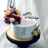 Nuevo Producto Transfronterizo Feliz Cumpleaños Acrílico Decoración para Pastel Accesorios Feliz Cumpleaños Decoración para Pastel al Mayoreo