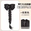 Presilha de cabelo laço peruca rabo de cavalo presilha garra trança estilo coreano vibe feminina rabo de cavalo trança boxeadora