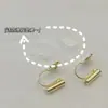 Convertidor Universal de Clip para Oreja 14k Clip para Oreja Perno de Oreja Pendiente Invisible Indoloro Accesorios para Mujeres