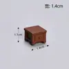 Móveis em miniatura para exposições de diorama, vasos para suculentas, pequenas peças decorativas, sofás em miniatura, mesas de cabeceira, bancos, mesas de centro, dispensadores de água e casas de boneca
