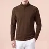 Top cálido engrosado, camiseta interior térmica de forro polar para hombre con cuello alto, camiseta de manga larga casual para mujer, suéter sudadera de otoño e invierno