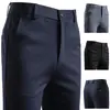 Moda Otoño 2025 Nueva Tendencia para Hombre Pantalones Largos Casuales Elásticos en Cuatro Direcciones Holgados Rectos Pantalones de Traje