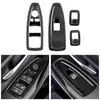 Adequado para modificação do painel do levantador de vidros da BMW Série 3 2013-2019, adesivo decorativo do painel de controle do vidro da porta
