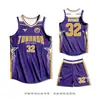 Conjunto de Uniforme de Basquete Americano para Homens, Camisa de Treino de Secagem Rápida de Verão, Uniforme de Equipe de Competição Estudantil, Camisa de Basquete com Estampa
