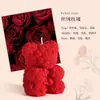 Linda Vela Perfumada de Oso Corazón Rosa para Cumpleaños de Niñas Souvenir Regalo de San Valentín Souvenir de Boda