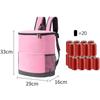 Bolsa Aislada de Doble Hombro Transfronteriza 2025 Bolsa de Almuerzo de Gran Capacidad Bolsa de Hielo Impermeable Mochila Aislada para Exterior Bolsa de Picnic Portátil