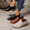 Zapatos de Mujer de Moda Versátiles con Tacón Grueso de Corte Profundo y Punta Fina, Estilo Coreano Nuevo Primavera y Otoño, Cómodos Casuales Slip-On para Mujer