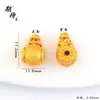 Accesorios DIY Tradicionales Chapados en Oro: Conector de Tres Vías en Forma de Calabaza con Mantra de Seis Palabras Zaki Lam, Accesorios para Cuerda de Pulsera y Collar DIY con Agujero Pasante