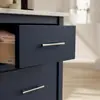 Pallo Gabinete de armario de estilo francés de lujo ligero, tirador de aleación de zinc, tirador de cajón de mueble de TV minimalista moderno, color plata titanio