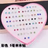 Procesamiento y Personalización de Pendientes de Corazón 36 Pares con Fabricante de Resina Plástica Joyería al por Mayor Amazon Transfronterizo