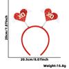 Diadema para el Día de San Valentín 2026 Decoración de Ambiente para Celebración de Bodas Diadema de Corazón Accesorio para el Cabello Romántico para Tomar Fotos Día de San Valentín