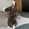 Traje de Niña Otoño 2026 Nuevo Elegante Moda para Niña Ropa Deportiva Moda Estilo Primavera y Otoño Chaqueta Infantil Estampado Leopardo Tendencia