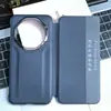 Capa Inteligente para Janela Adequada para Huawei Mate80Promax Capa de Celular P80 Capa Flip de Couro Liso M70 Capa de Couro Anti-Queda de Cobertura Total