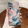 Case de celular Shopee mais vendido, arte ins, gradiente, nebulosa fluida, glitter, Capa Protetora Galaxy S26, buraco de precisão sonhador