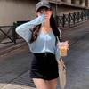 Shorts Jeans Brancos Estilo Coreano para Mulheres, Verão 2025 Novo Cintura Alta Elástico Emagrecedor Linha A Casual Esportivo Hot Pants